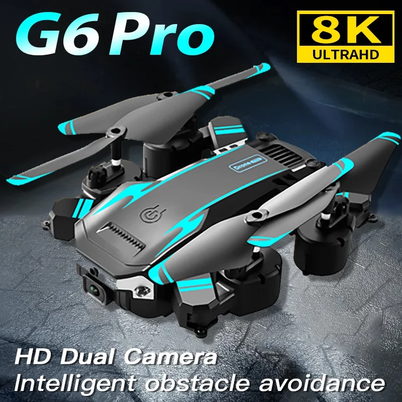 

Новинка 2024, профессиональный Квадрокоптер G6Pro 4k, 8K, GPS, двойная камера, стандартная WIFI, обход препятствий, складной Квадрокоптер, воздушный Дрон, радиоуправляемая игрушка GPS