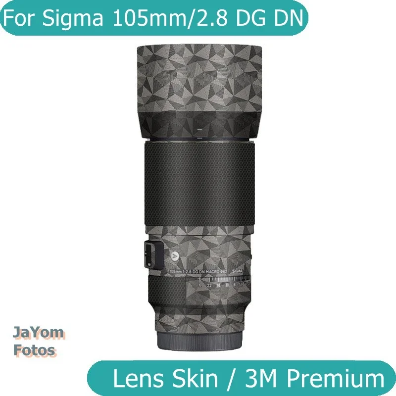 For Sigma 105mm F2.8 DG DN MACRO Art For Sony Mount Camera Lens Sticker Coat Wrap Protective Film Protector Decal Skin 105 2.8