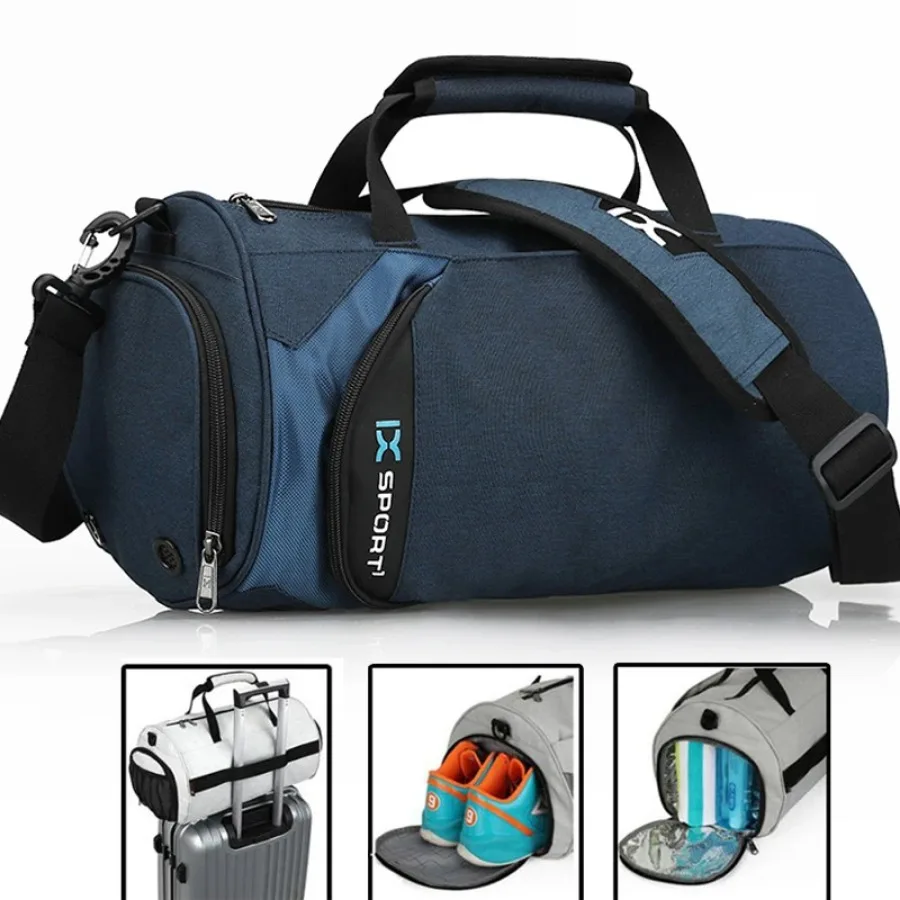 Large Gym Bag Fitness Bags Wet Dry Training Men Yoga For Shoes Travel Shoulder Handbags Multifunction Work Out Swimming Bag