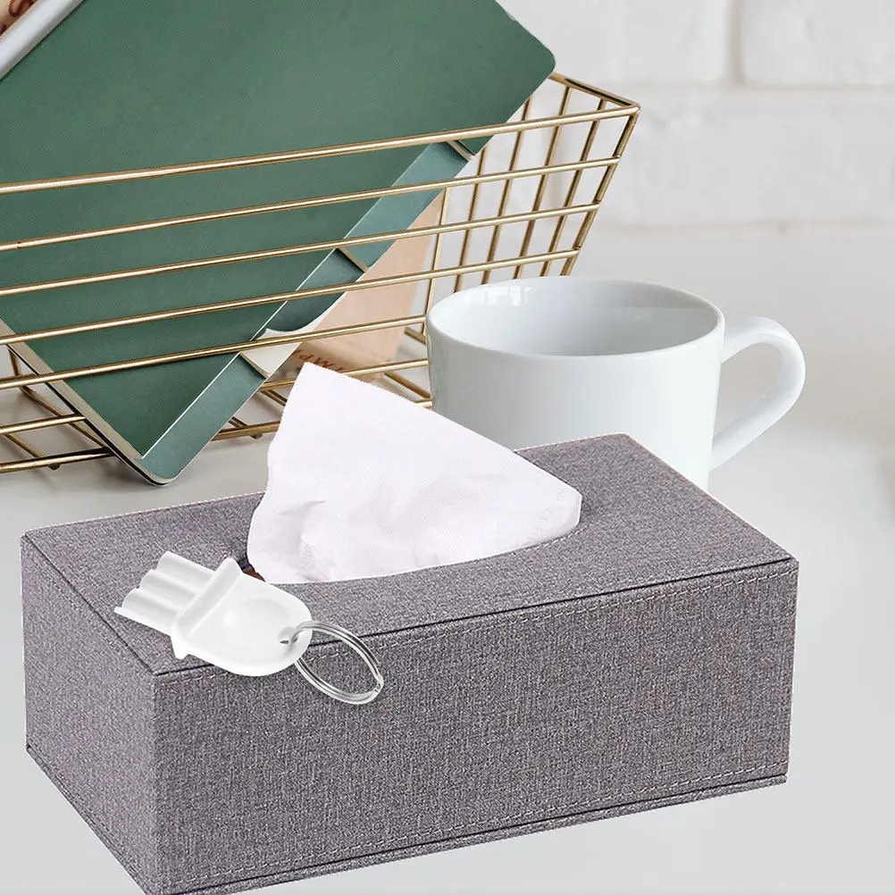 1Set Universal Toilet Paper Dispenser Key Plastic Set for Commercial Paper Towel Dispenser Replacement Easy Use