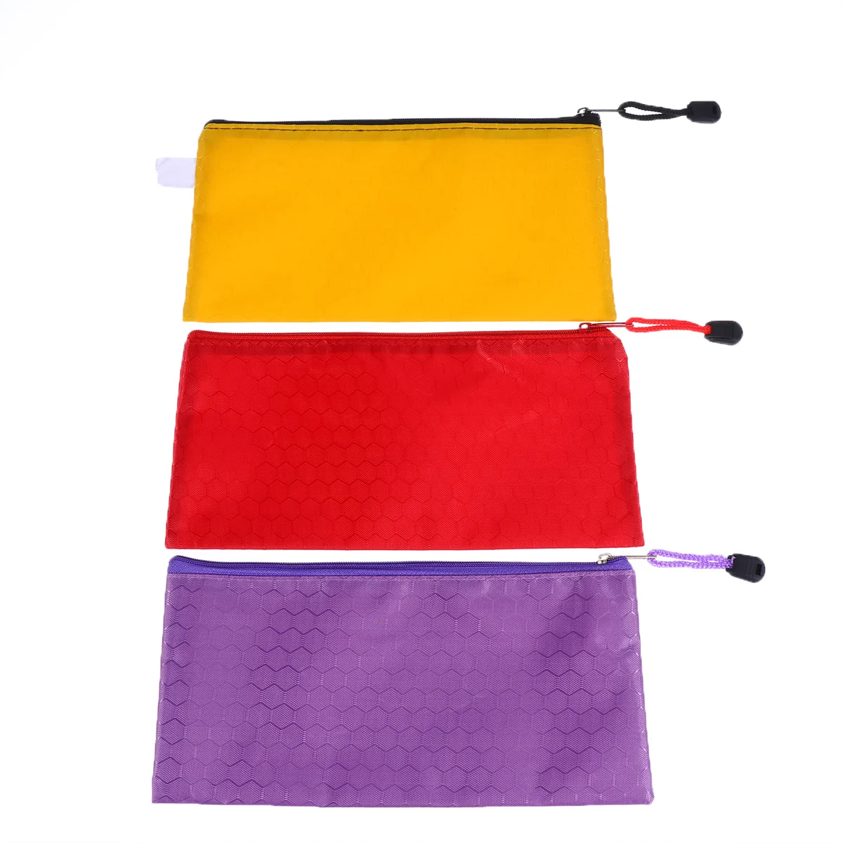 

6 шт. сетчатая сумка для канцелярских принадлежностей, водонепроницаемая ткань Оксфорд на молнии, портативный пенал для школы, офиса, сумка для хранения файлов, канцелярская сумка