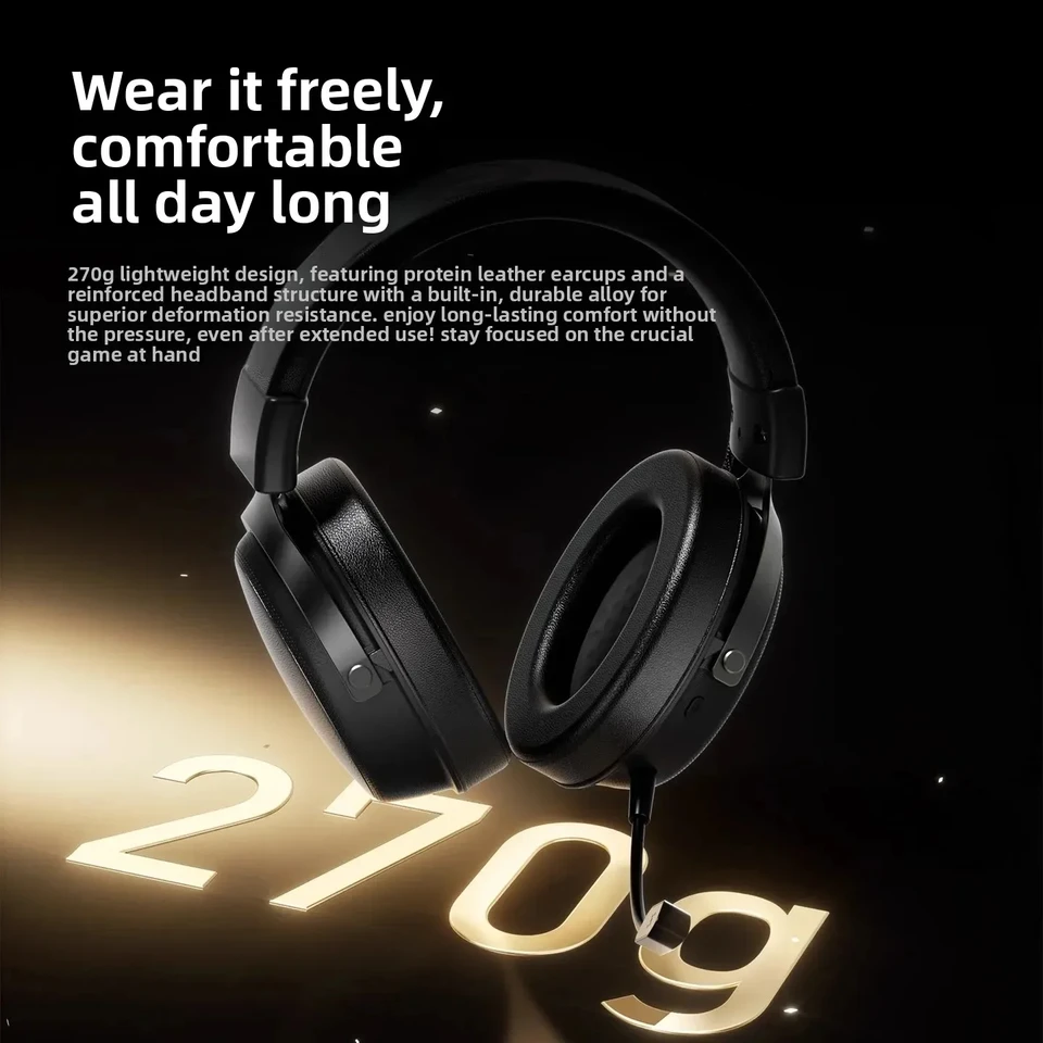 New ATK N9 Pro Ultra Headphones HiFi Wireless 3D Surround Quad