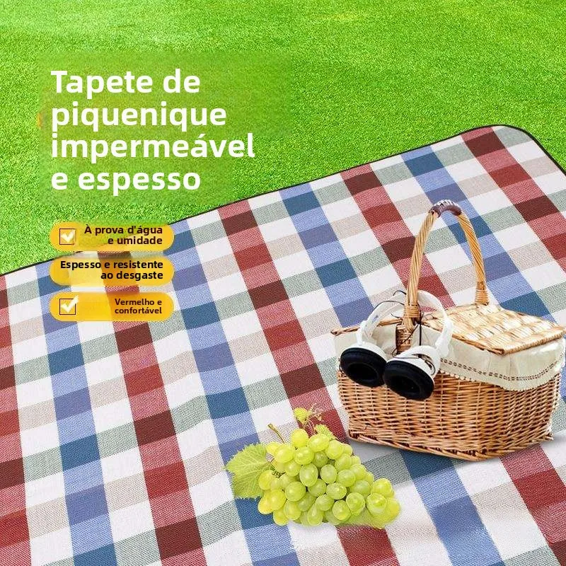 portable-outdoor-picnic-mat-leather-handle-nylon-cloth-camping-mat-hiking-pad-checkered-design-home-textile-brand-tangran