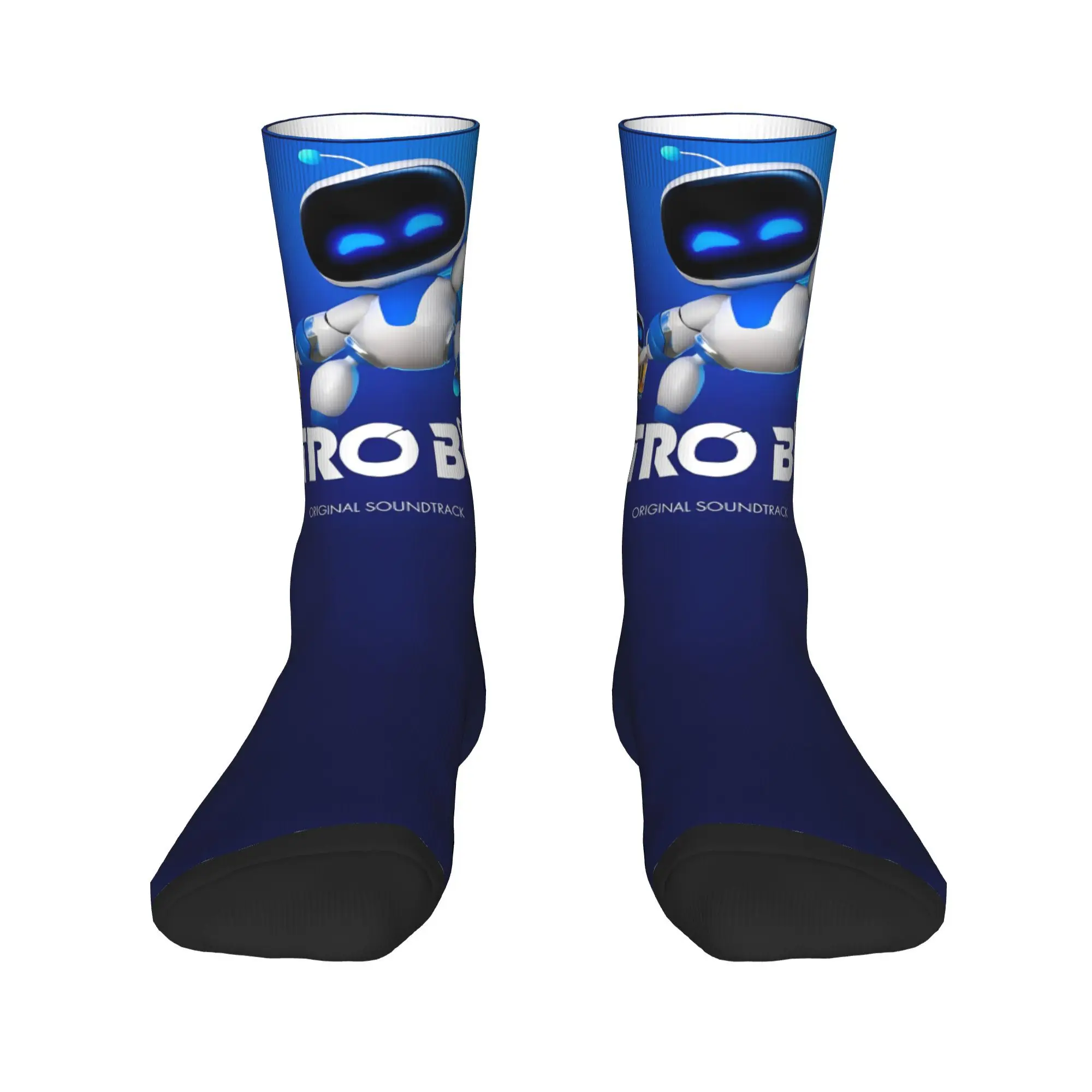 Astrobot Astros Playroom Design Dress Socks Stuff for Daily Wear Cozy Gamer Robot Print Socks