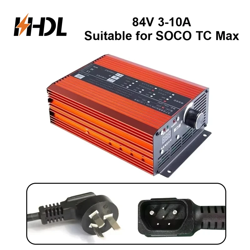 

Fast charger for SOCO/TC/TS/TC MAX 12A Current adjustable 3 to 12A