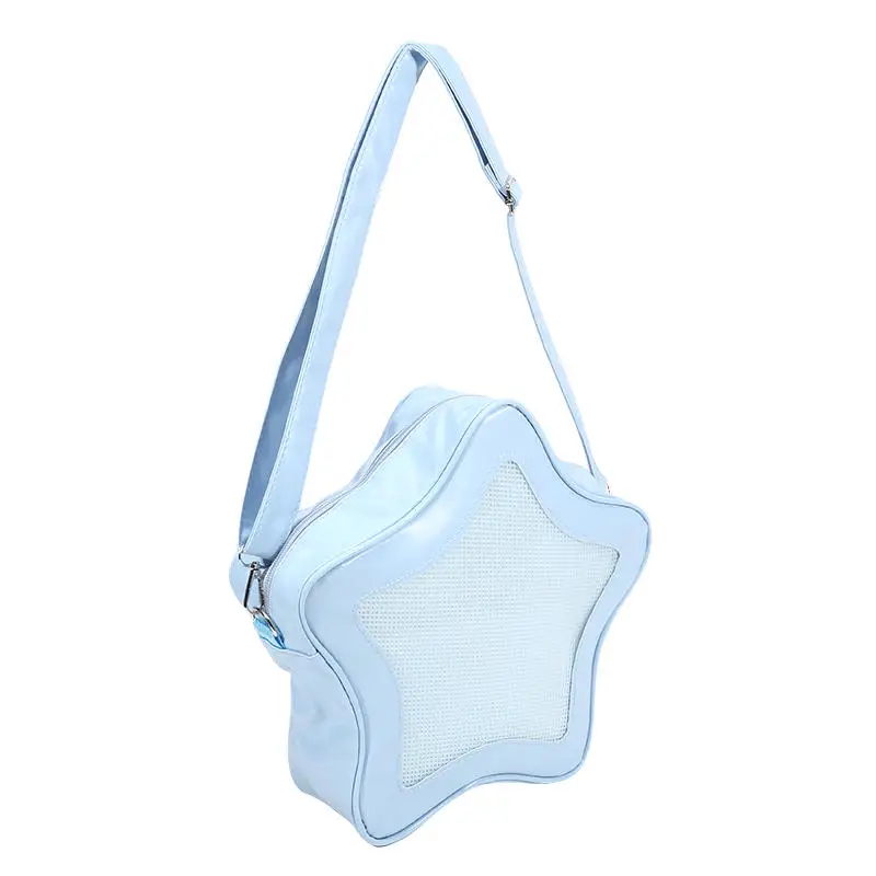 Süße Kawaii Ita Tasche Original Anime Fünfzackiger Stern Zweidimensionale Umhängetasche Street Fashion Ulzzang Schulter für Mädchen – Detail 19