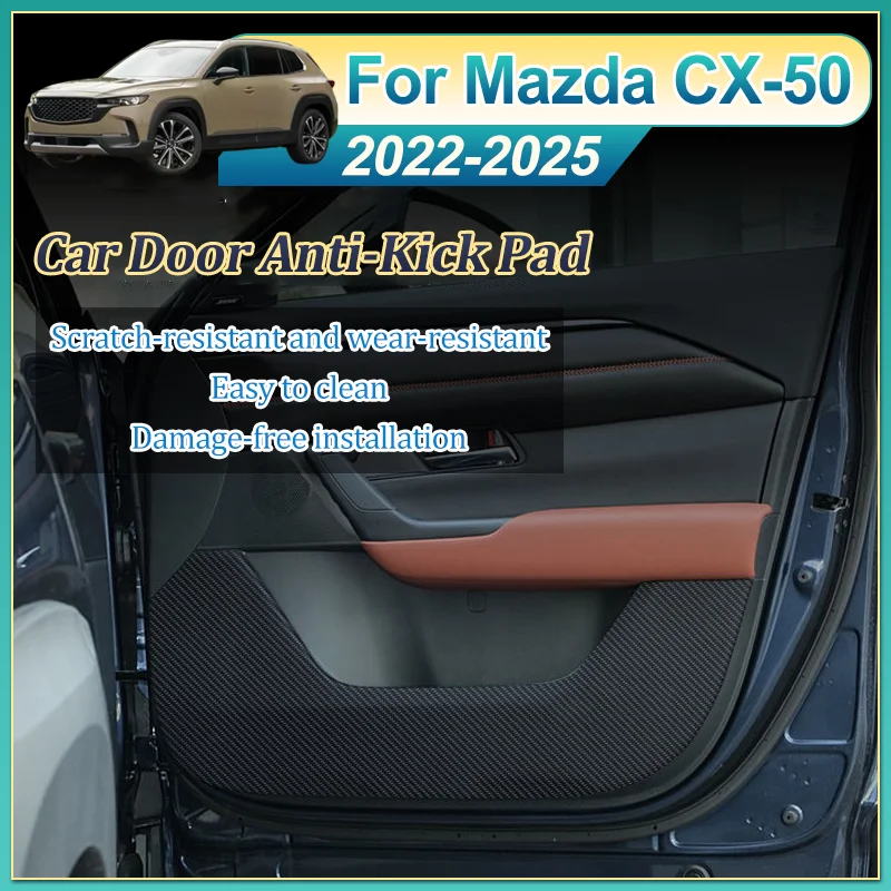 

Дверь автомобиля, противоударная накладка, устойчивая к царапинам пленка, защитная наклейка, аксессуары для интерьера для Mazda CX-50 CX50 2022 2023 2024 2025