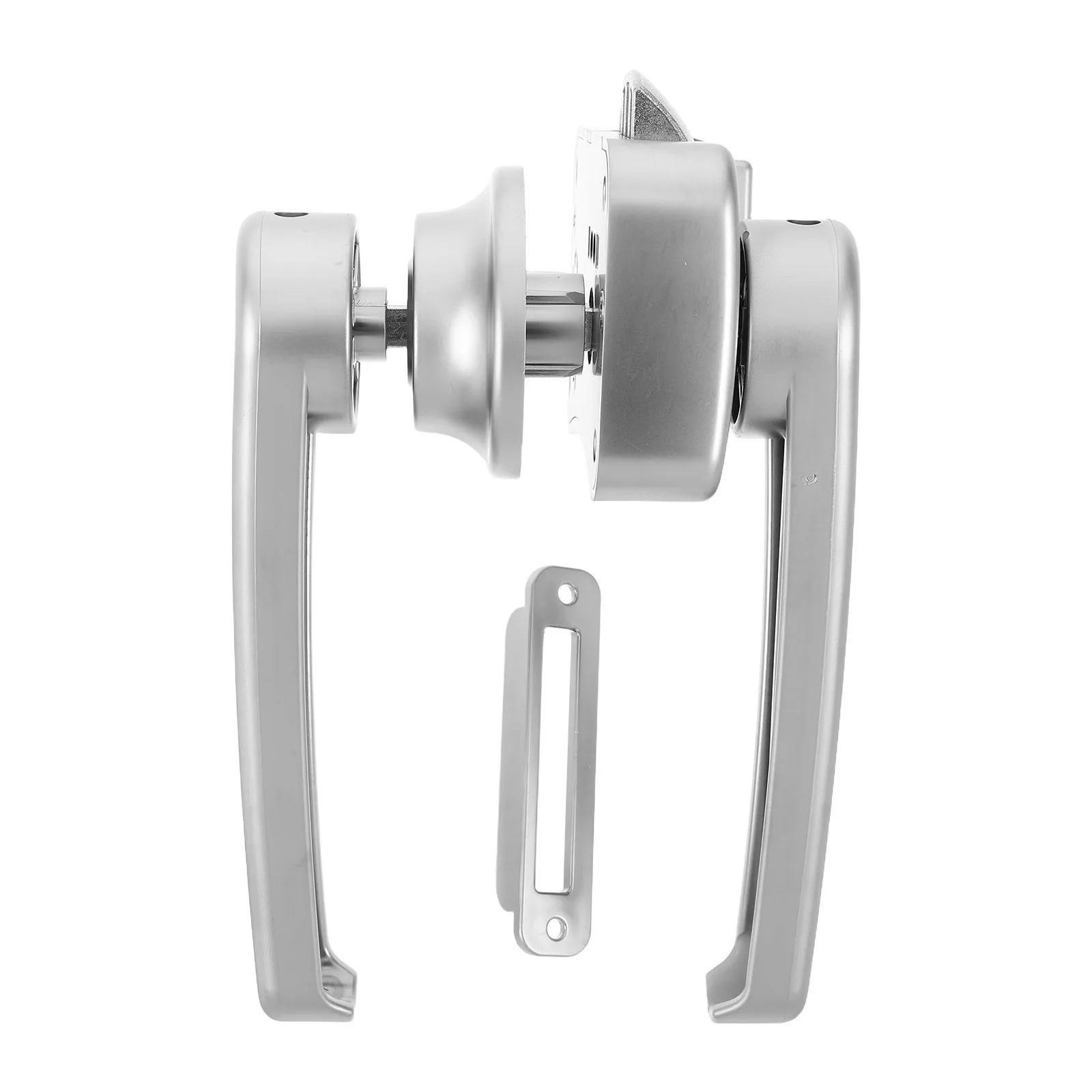 

1Set Rv Toilet Door Lock Bathroom Privacy Handle Keyless Dual Open Travel Trailer Door Knob Camper Lock Bathroom Latch Handle