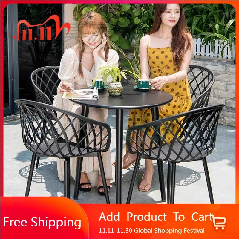 

Столы для макияжа в скандинавском стиле, европейские гостиные, черные минималистичные уличные столы, садовый обеденный набор, мебель Di Mobili Da Giardino