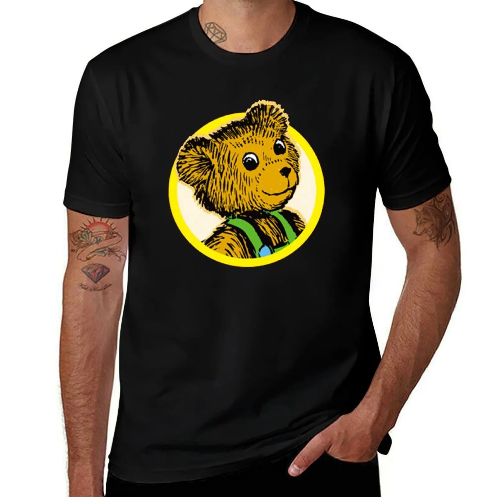 

Corduroy bear T-Shirt anime tshirt funny t shirts man man t shirts cotton T-Shirt