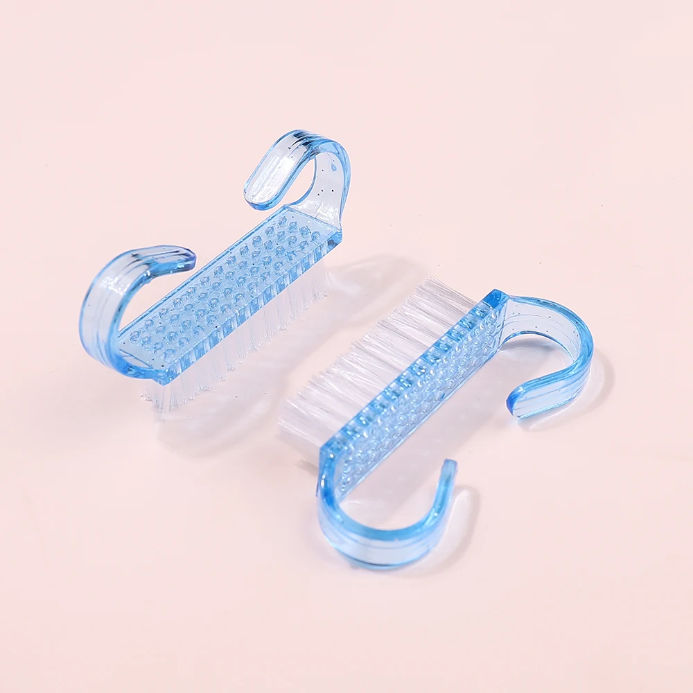50 Teile/los Reinigung Nagel Pinsel Werkzeuge Bunte Kunststoff Staub Reiniger Pinsel Nail art Maniküre Pediküre Pulver Weiche Entferner – Detail 7