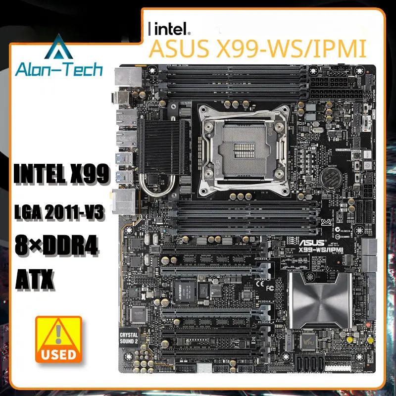 

For AS-US X99-WS/IPMI X99 Motherboard Motherboard LGA 2011-V3 8×DDR4 PCI-E 3.0 USB3.0 M.2 SATA III USB3.0 ATX