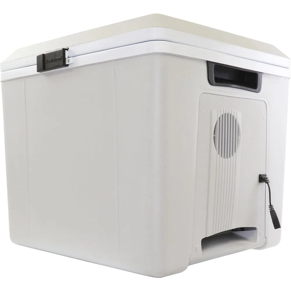 

Electric Portable Cooler Plug in 12V Car Cooler/Warmer 29 qt (27 L), No Ice Thermo Electric portable Fridge for campin