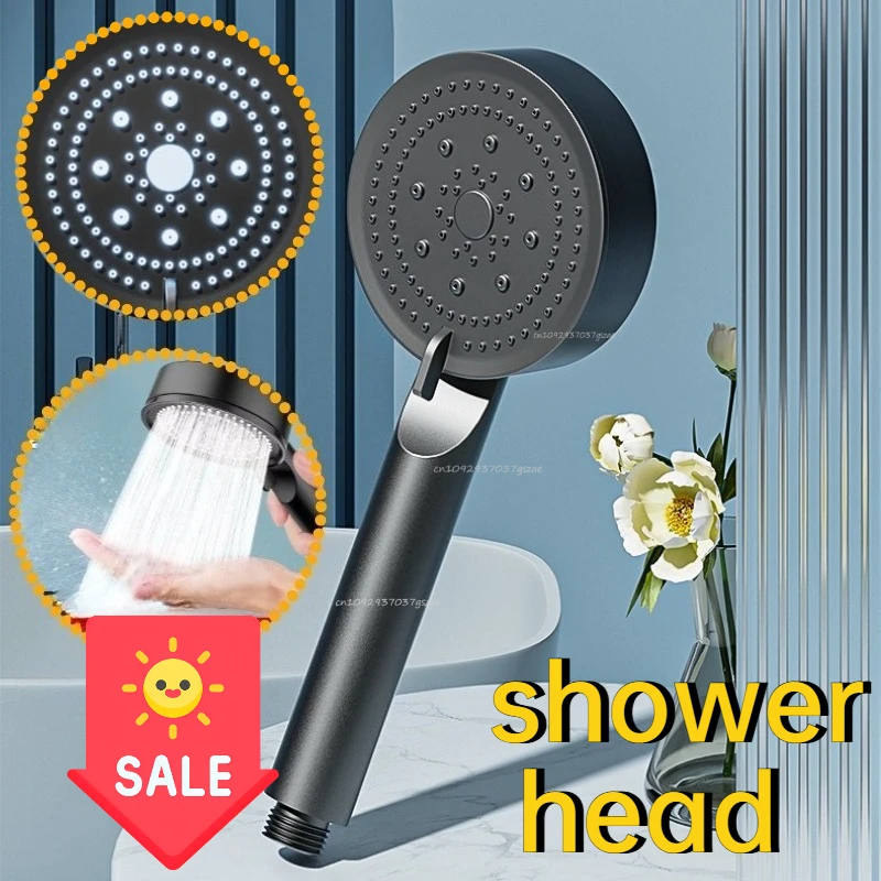 5 Modes Shower Head High Pressure Showerhead Portable Filter Rainfall Faucet Tap Bathroom Bath Home Innovative Accessories