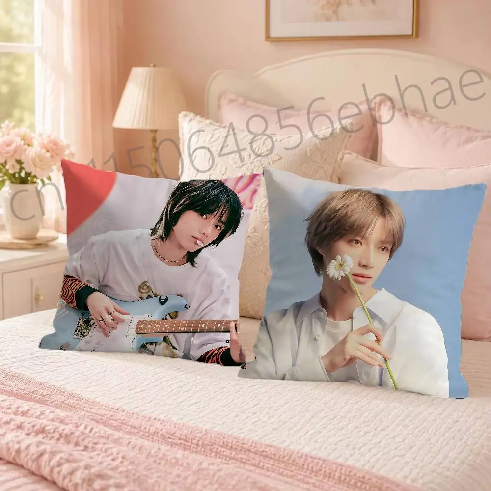 FOR BEOMGYU TXT Pillow Cover Sofa cushion cover room Home dormitory decoration Warm Winter Cushion Cover
