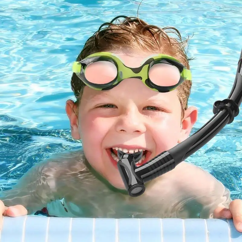 Kids Breathing Tube Comfortable Mouthpiece Wet Snorkel For Diving Easy Breath Snorkel Tube Convenient Flexible Child Training