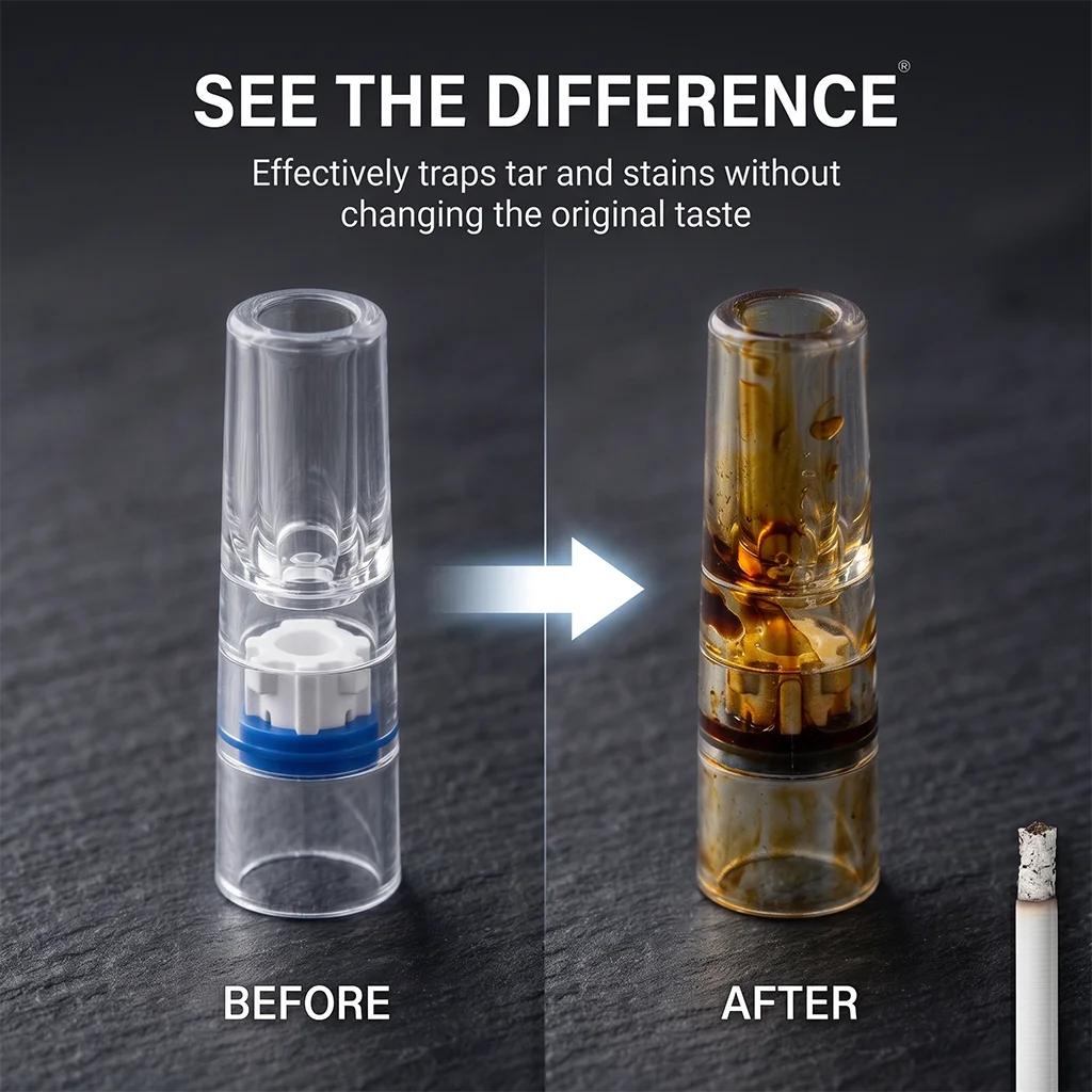 SIKEZHAN 100pcs Disposable Cigarette Filter Tips Micro Filtering Plastic Smoking Mouthpiece Portable Clean Holder Accessories