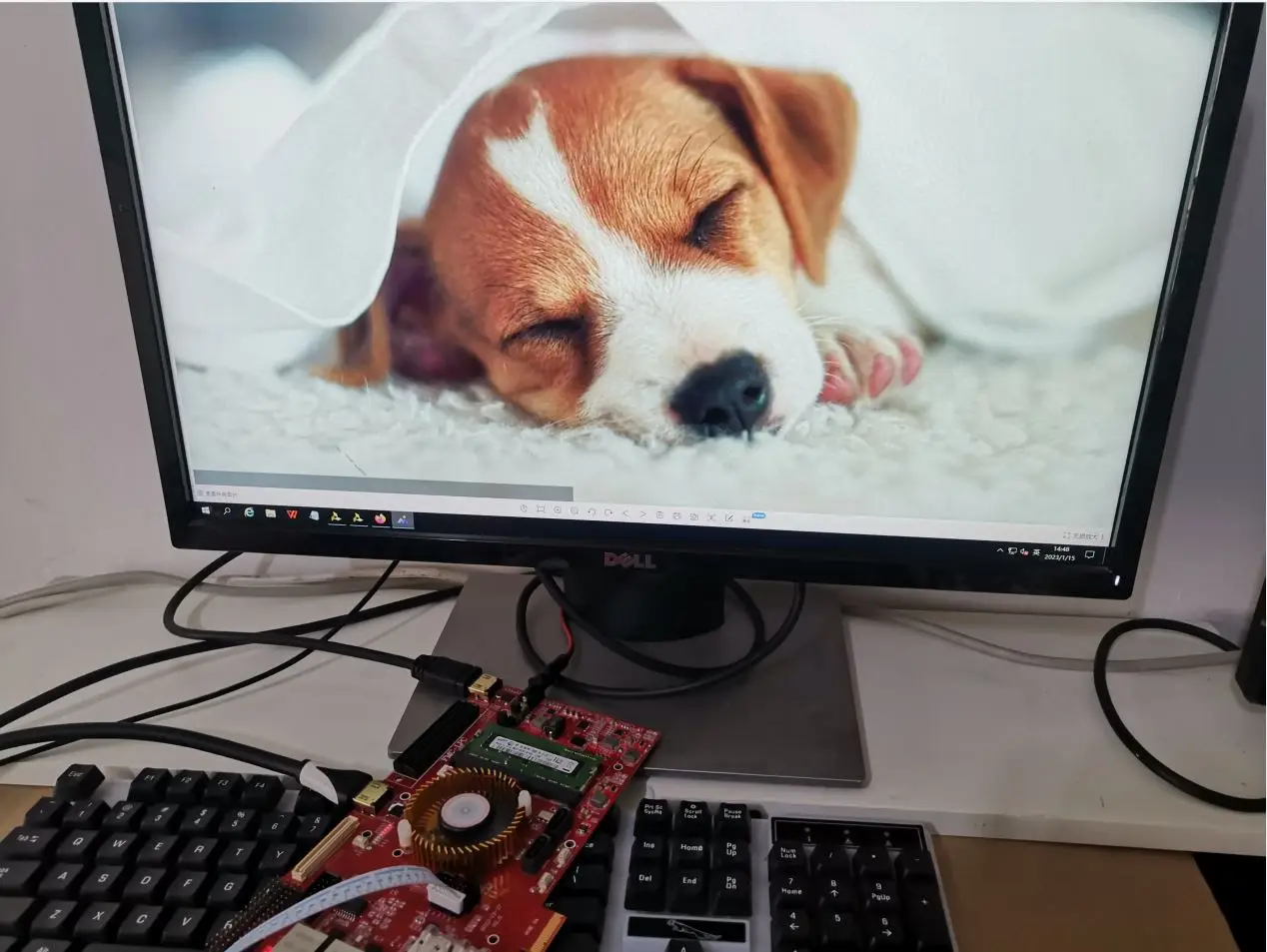 Placa de desarrollo Fpga Kintex7 XC7K325T Placa de desarrollo Pcie 10G fibra óptica FMC LPC