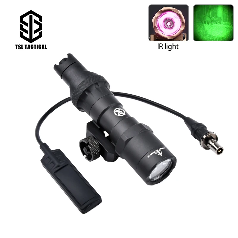 

WADSN Tactical M300B IR Light Flashlight Dual Function Tailswitch M300 Night Hunting Lamp 850NM