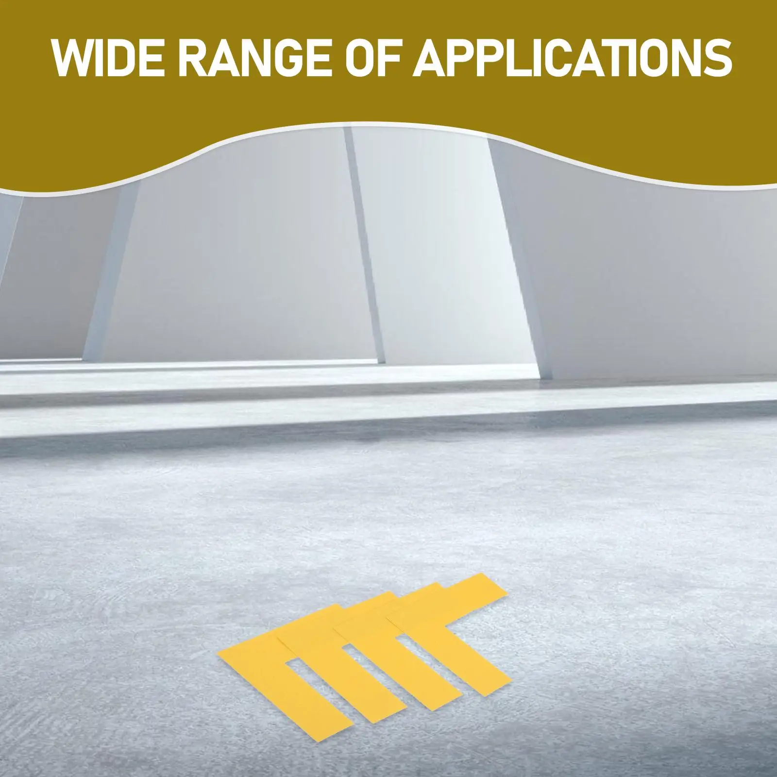 8 ชิ้นโต๊ะตําแหน่งพื้นป้ายสํานักงานตําแหน่งเครื่องหมายมุมพีวีซีเครื่องหมายพื้นคอนกรีต