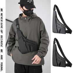 Men's Chest Bag Anti-theft Close To The Body Triangle Satchel Casual Left and Right Crossbody Men's Going Out Casual Bag