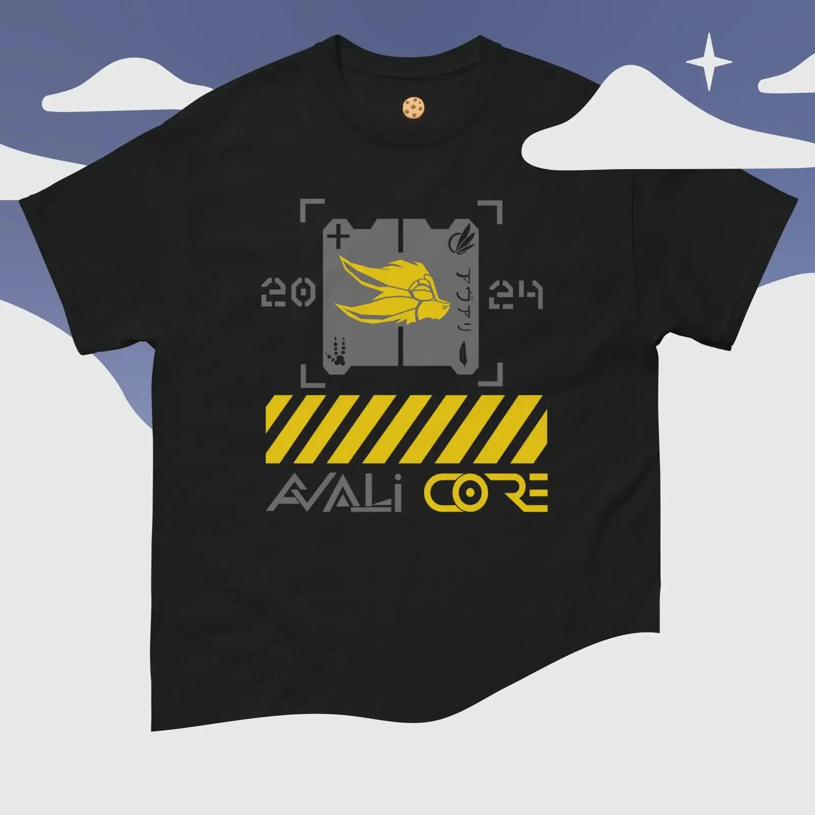 Avali Core T shirt vintage Washed graphic Casual designer clothes Slightly streetwear Top For Everyday Wear Versatile homme