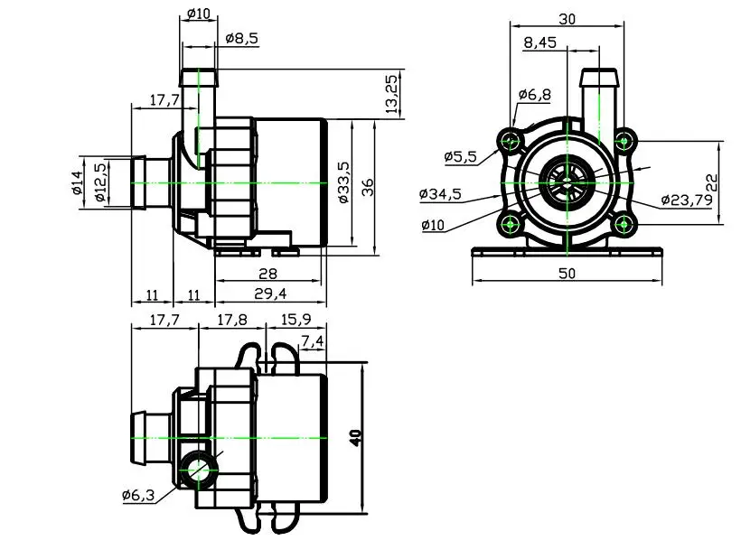 Brushless 12V Solar Water Pump Kit for Efficient Water Circulation in Outdoor Gardens and Decorative Fountains