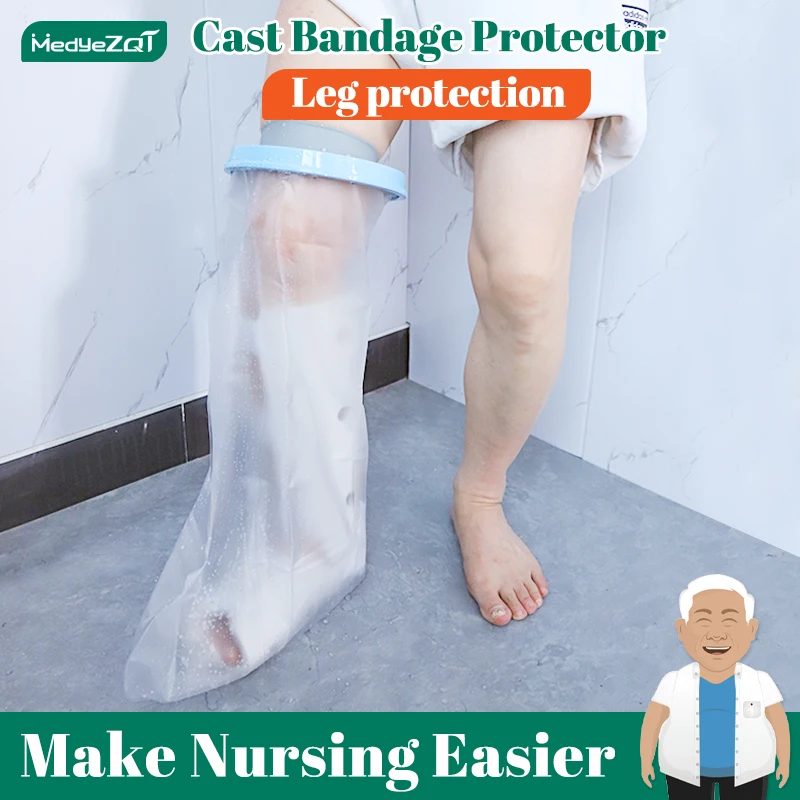 

Shower Cover Waterproof Bandage Adult Sealed Cast Bandage Protector Wound Fracture Arm Leg Hand Cover Shower