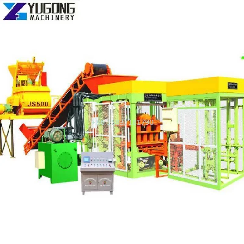 China Automatic Brick Making Machine Small Diesel Vibrating Soil Hollow Cement Laying Block Concrete Brick Making Machine Price