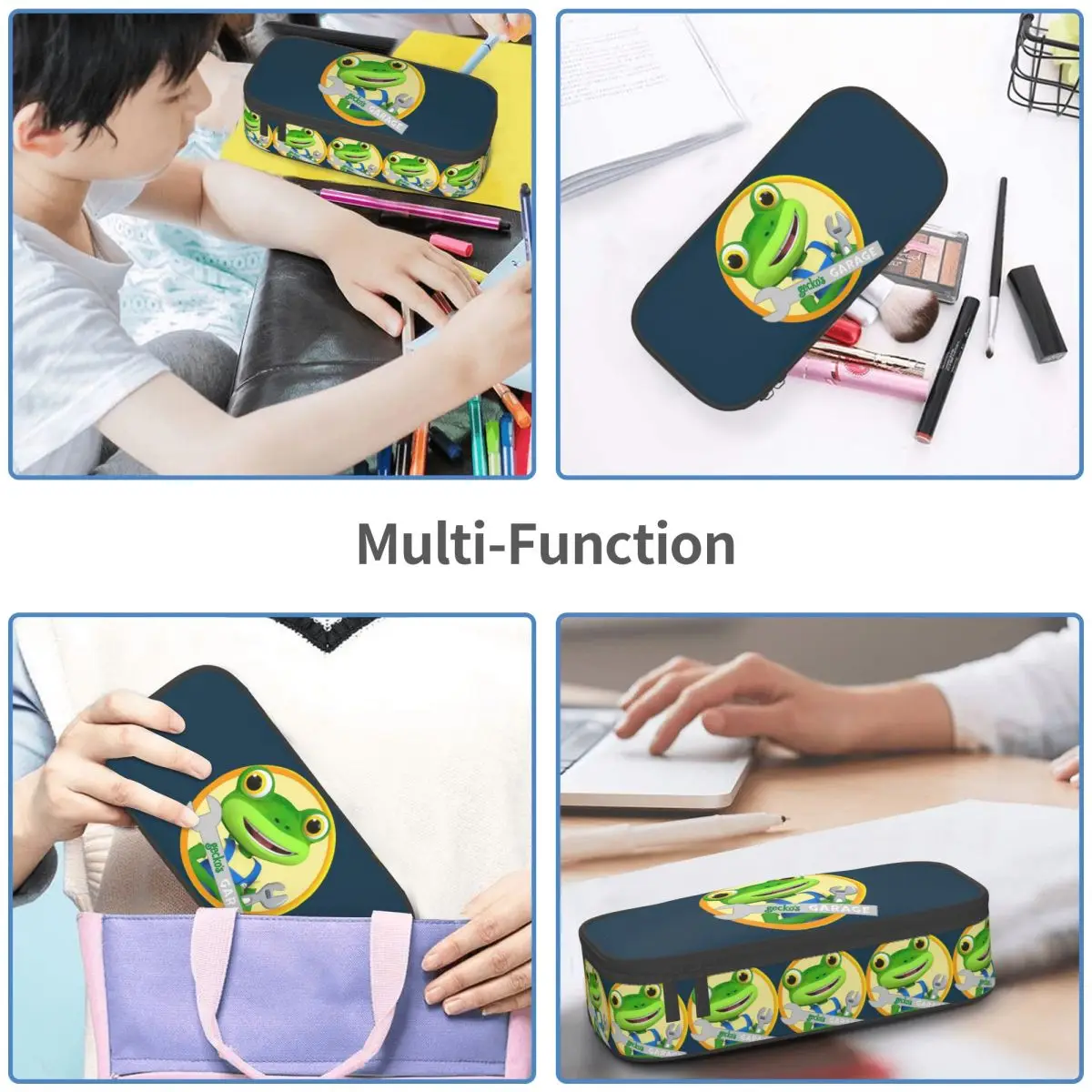 Gecko Garage Bath Mat47 Pencil Case for Boys Girls School Pen Box Pencil Bag Stationery Supplies Pen Holder Bag