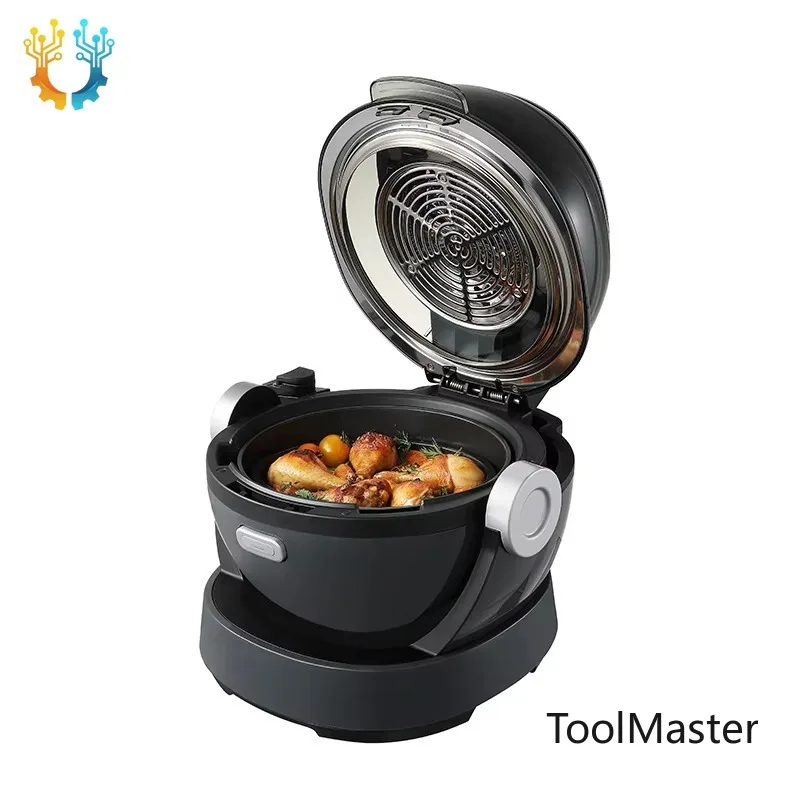 

【2026】Digital Multifunctional Healthy Visible Oil Free Cooking Oven Home Appliance Household Smart Automatic Rolling Air Fryer