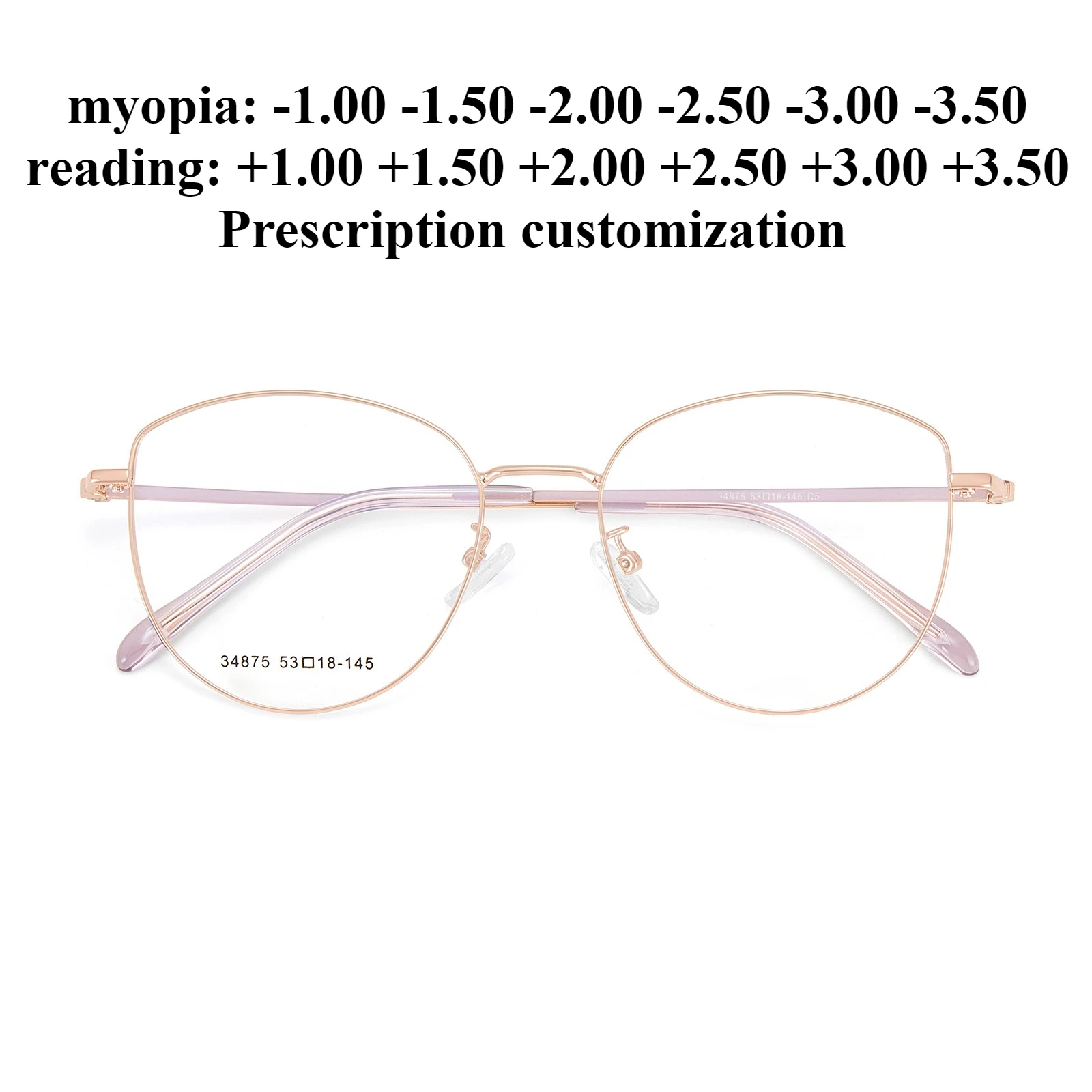 

53 мм большая оправа «кошачий глаз» элегантные женские ретро очки по рецепту оправа на заказ очки для чтения с защитой от синего света