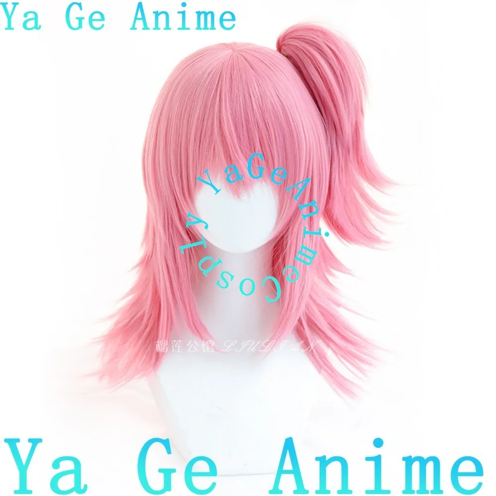 Shugo Chara Hinamori Amu Cosplay Wig Ponytail School Festival Anime Hair view 6