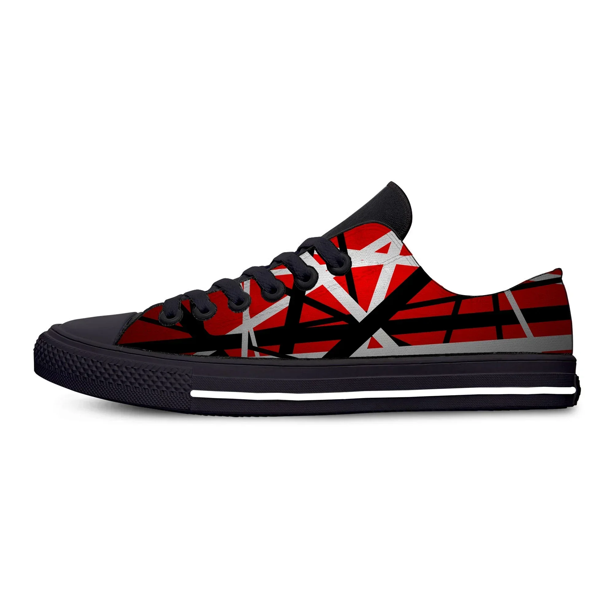 

Hot Cool Van EVH 5150 STRIPES Halen Summer Lightweight Classic Canvas Shoes Men Women Casual Sneakers Low Top Board Shoes