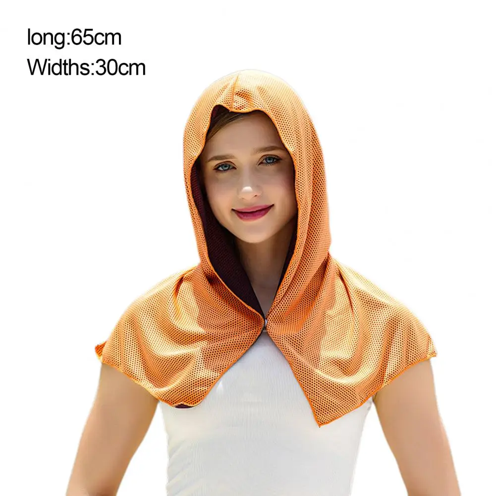 Instant Towel Highly Absorbent Hoodie Towel with Uv Quick Drying Technology Soft Neck Wrap for Sweat Absorption