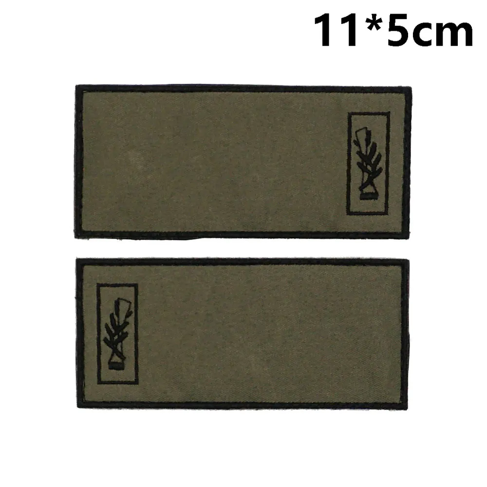 Israeli military rank Tactical Embroidery Patches for Backpacks and Clothing military Accessories with Hook backing or iron back