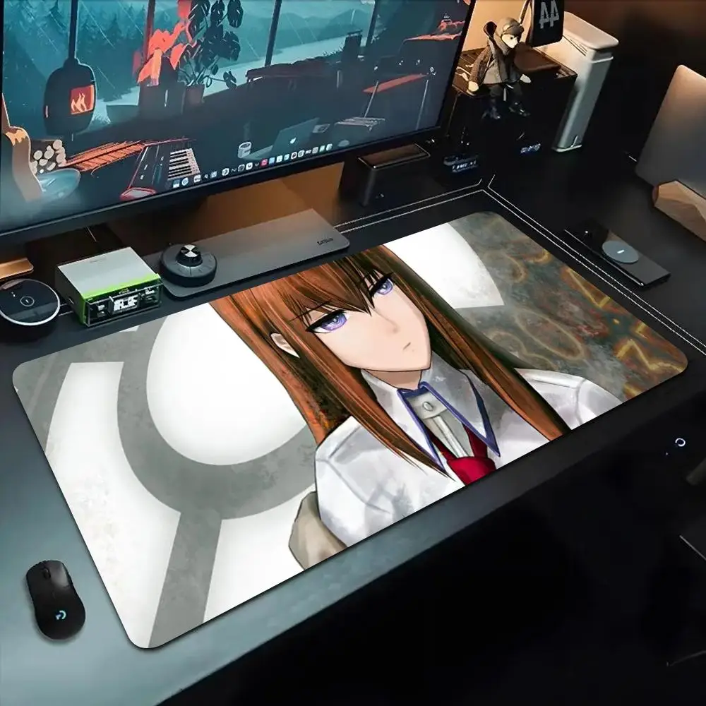 

Коврик для мыши Steins Gate 500X1000 мм, большой игровой коврик для мыши Gamer XL, резиновый коврик для клавиатуры отаку, коврик для ноутбука, стола