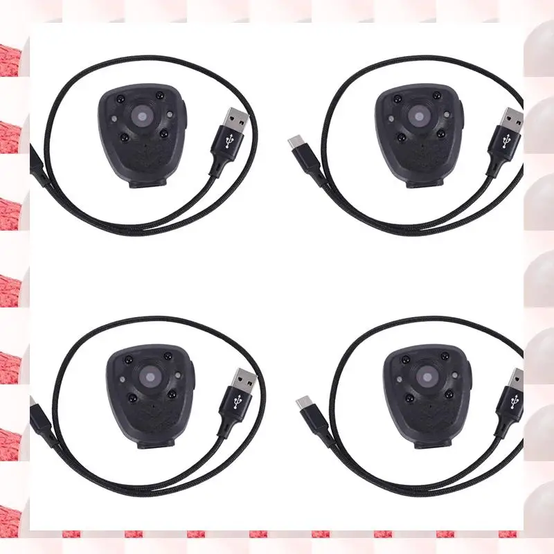 ABGN 4X HD 1080P Police Body Lapel Worn Video Camera DVR IR Night Visible LED Light Cam 4-Hour Record Digital Voice 16G