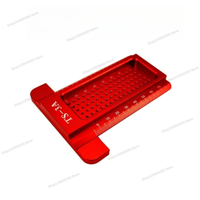 For TS-3 Woodworking Marking Ruler Aluminum Alloy T-shaped Ruler