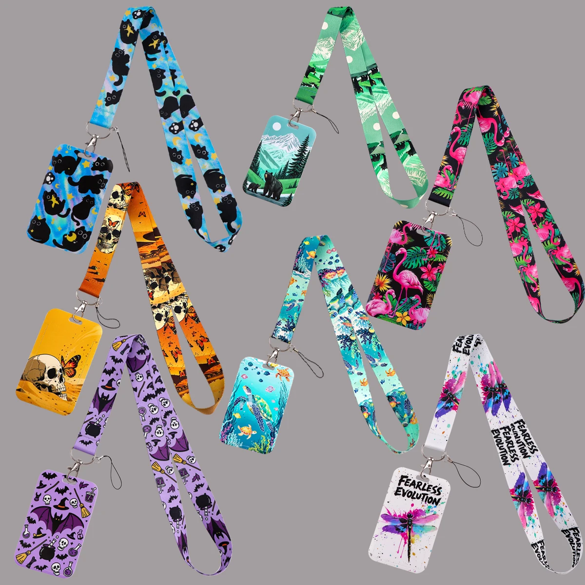 

Sea Turtle Credential Holder Lanyards for Key Neck Strap For Card Badge Gym Phone Straps Keychain Keyring Accessories Gift