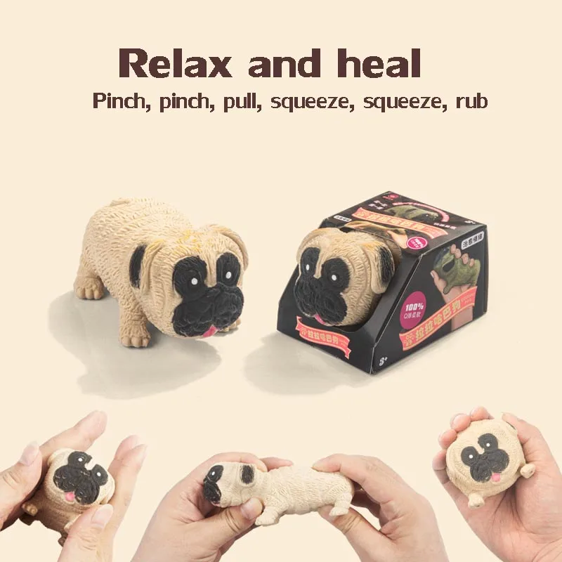 Fidget Toys Venting Pinch Lala Dog Antiestres Stretchable Decompression Squishy Stress Reliever Anti Stress Toys for Children