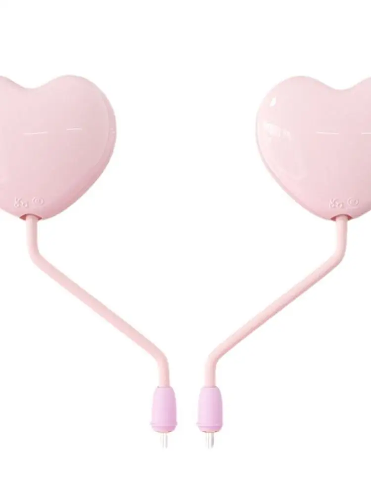 AliExpress NONE Multicolor Ebike Rearview Mirror Heart Shape Broad Vision Rearview Mirror Rotary Adjustment ABS Material Safety Mirror