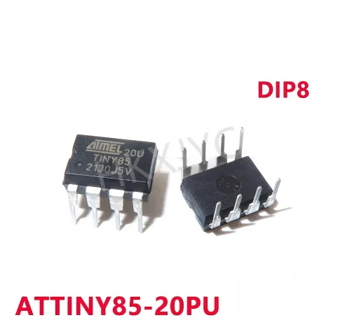 2~5/PCS New  ATTINY85-20PU ATTINY85 20PU in-line DIP-8 MCU 8-bit micro-control -MCU chip Ship Immediately