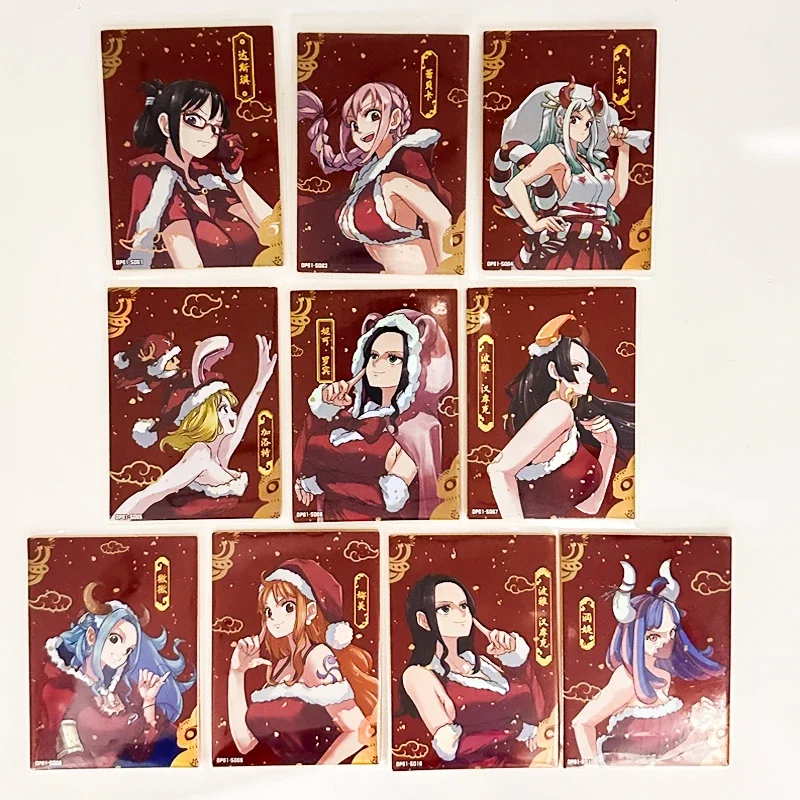 

Anime One Piece Nami Nico Robin Yamato Boa Hancock Ulti Rebecca Tashigi Collector Cards Christmas Birthday Gifts Children's Toys