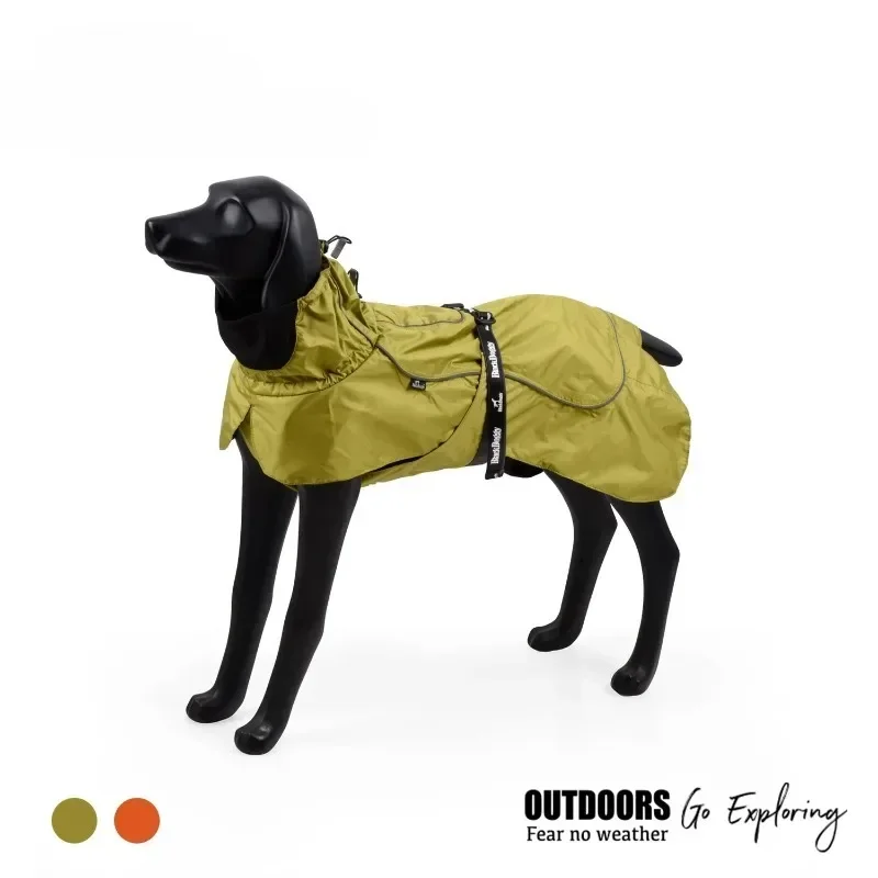 Designer Dog Clothes Coats Waterproof Hund Rain Coat Dogs Raincoat Pet Clothes for Greyhound