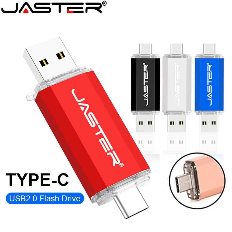 Type C USB Flash Drive OTG 2 IN 1 USB 2.0 Micro USB Pen Drive 128GB 64GB 32GB 16GB 8GB 4GB Pendrive Flash Drive USB Stick 128MB