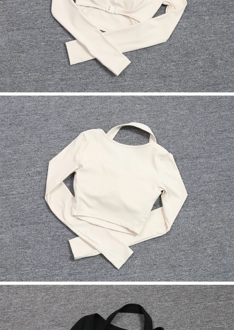 Hängenden Hals Yoga Anzug Abnehmen Sport Workout Frauen Sexy Outdoor Tennis Tops Unterwäsche – Detail 7