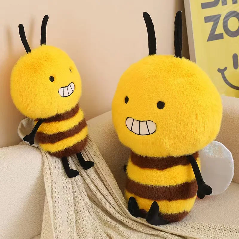 

35cm Bee Doll Anime Plush Toy Cute Doll Stuffed Animal Soft Doll Plush Christmas Thanksgiving Gift