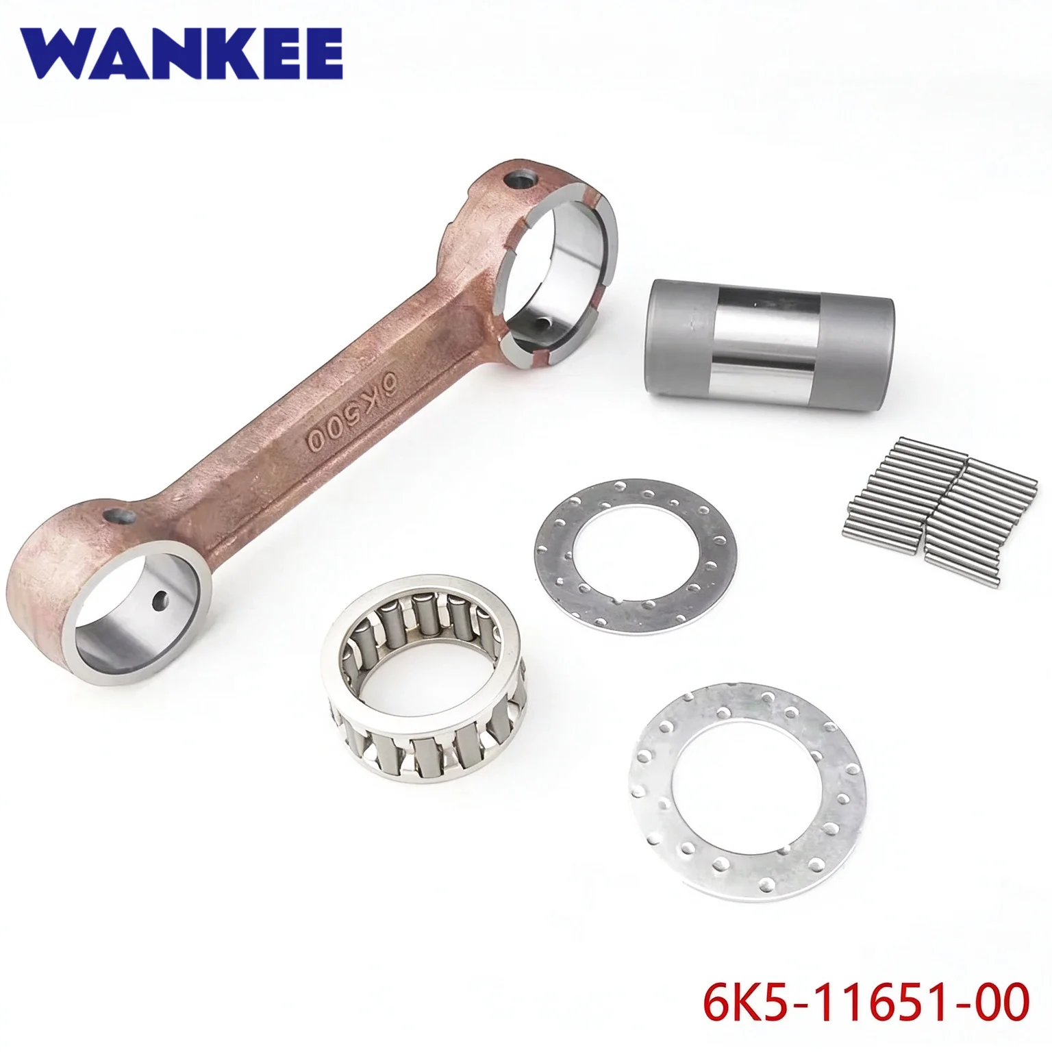 Connecting Rod Kit 6K5-11651 for Yamaha Outboard Motor 60HP 70HP 3Cyl 6K5-11650-00