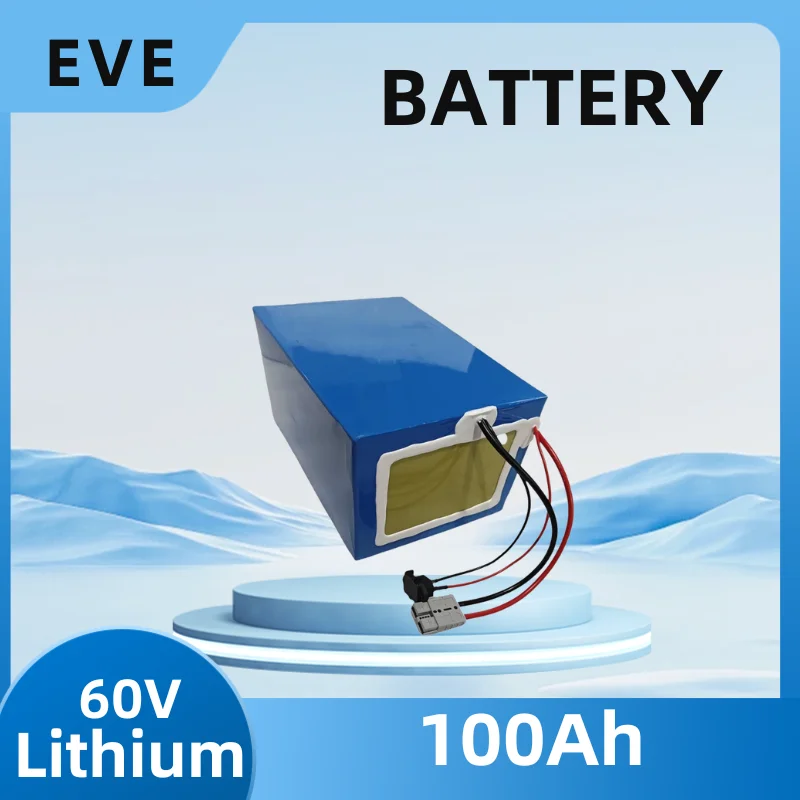 

lithium 60V 100AH li ion battery With BMS for 3500W 6000W scooter AGV demo Go Cart Skateboard bike +10A charger